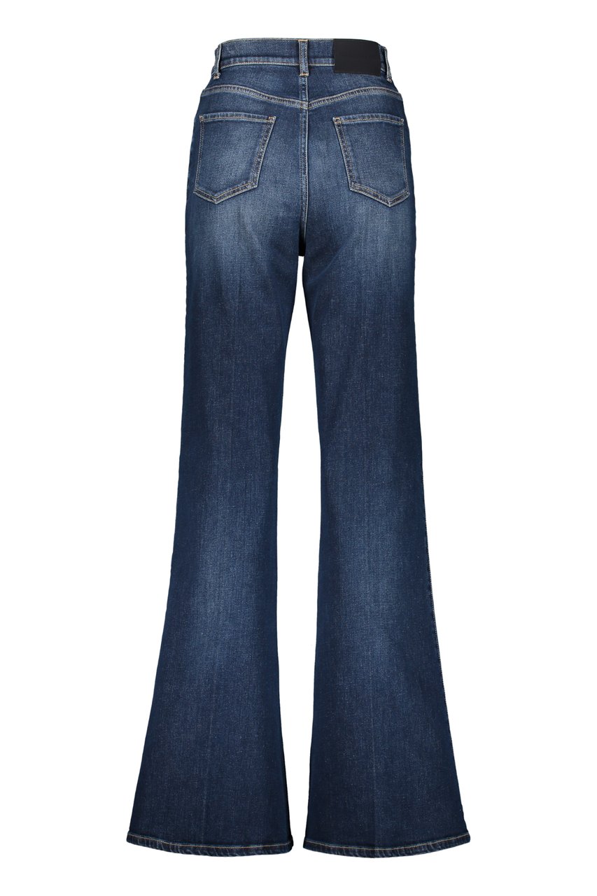 Fabiana Filippi High-rise flared jeans Blauw