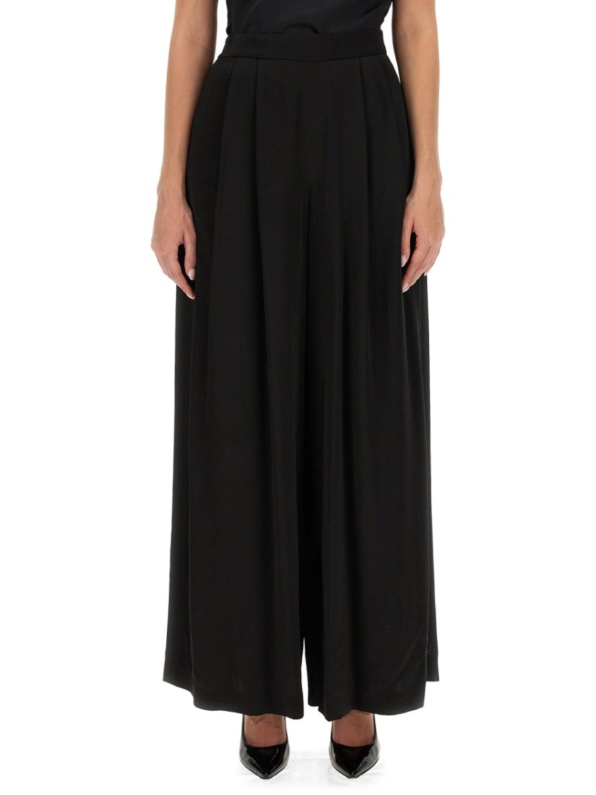 Fabiana Filippi Wide Leg Pants Zwart