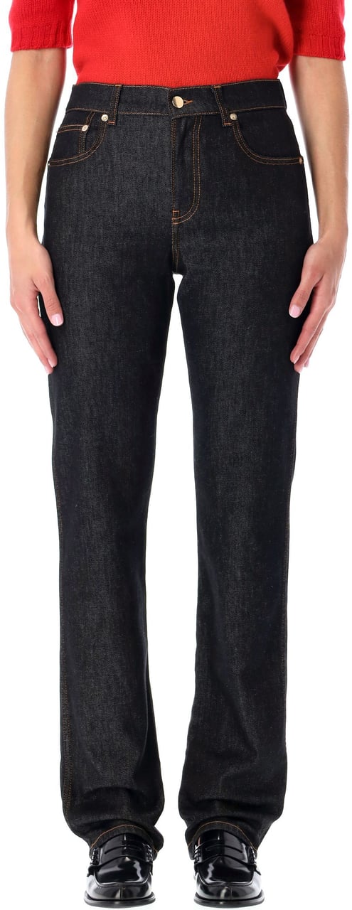 Fabiana Filippi 5 Pocket Jeans Antracite Zwart