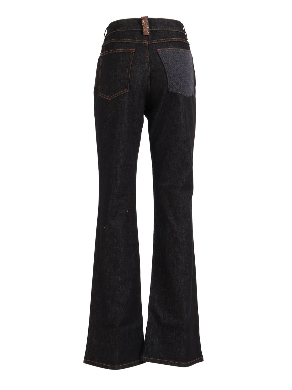 Fabiana Filippi Anthracite Bootcut Slim Fit Jeans Zwart