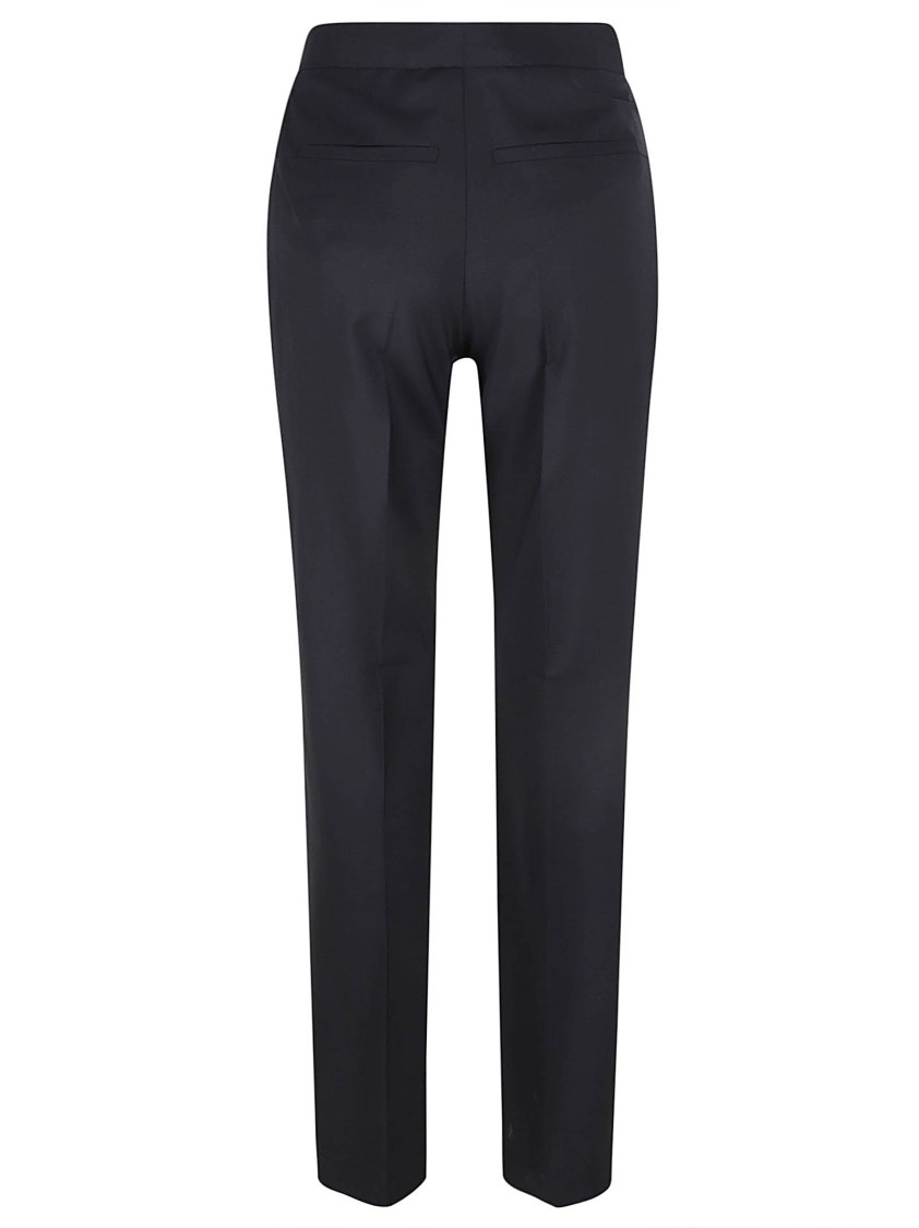 Fabiana Filippi Tailored Black Trousers With Straight Leg Blauw