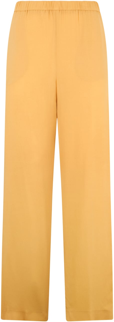 Fabiana Filippi Lightweight pants with elastic waistband Geel