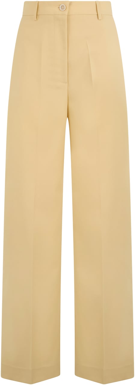Fabiana Filippi Beige wide-leg comfortable versatile pants Beige
