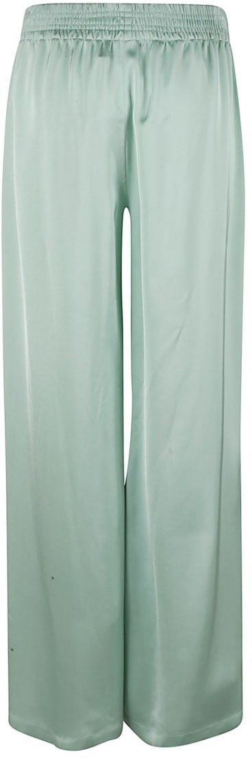 Fabiana Filippi Relaxed Wide-Leg Trousers With Elasticated Waistband Groen