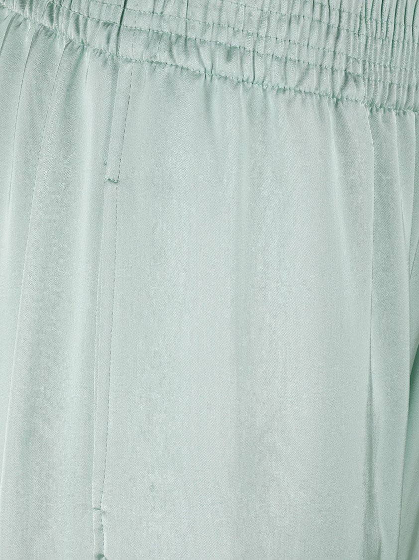 Fabiana Filippi Relaxed Wide-Leg Trousers With Elasticated Waistband Groen