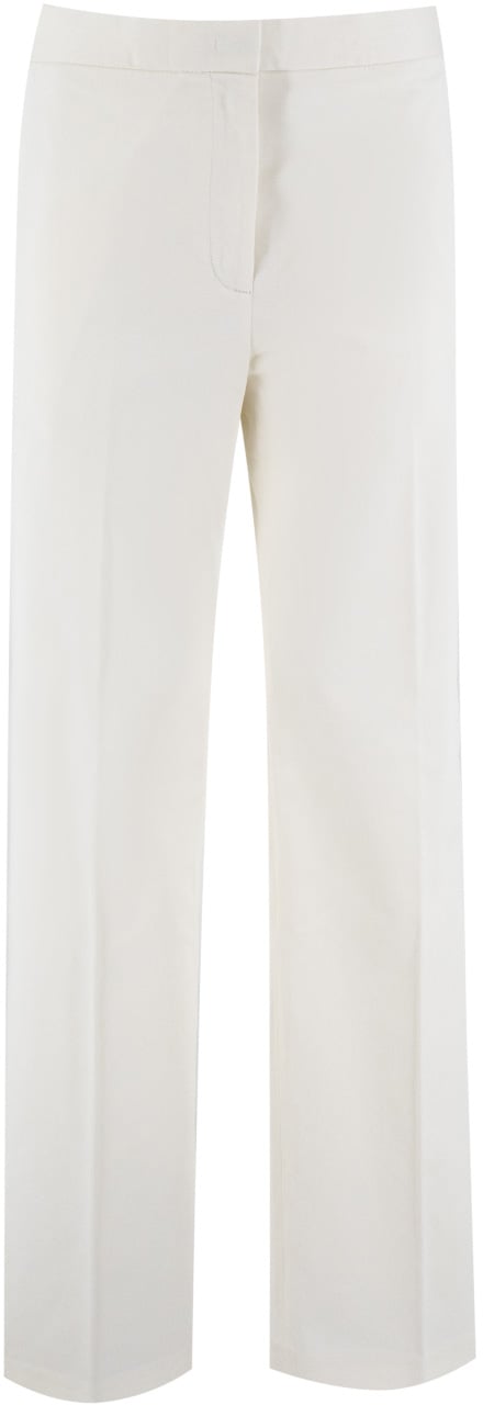 Fabiana Filippi Cotton trousers Wit