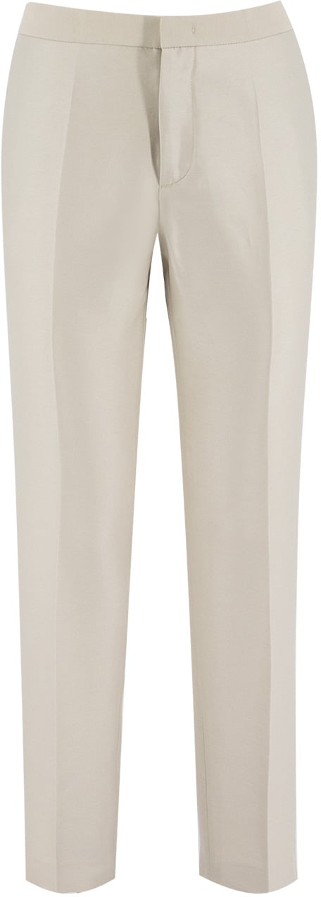 Fabiana Filippi Cotton trousers Grijs