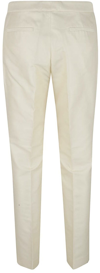 Fabiana Filippi Tailored Yellow Trousers With Straight-Leg Silhouette Geel