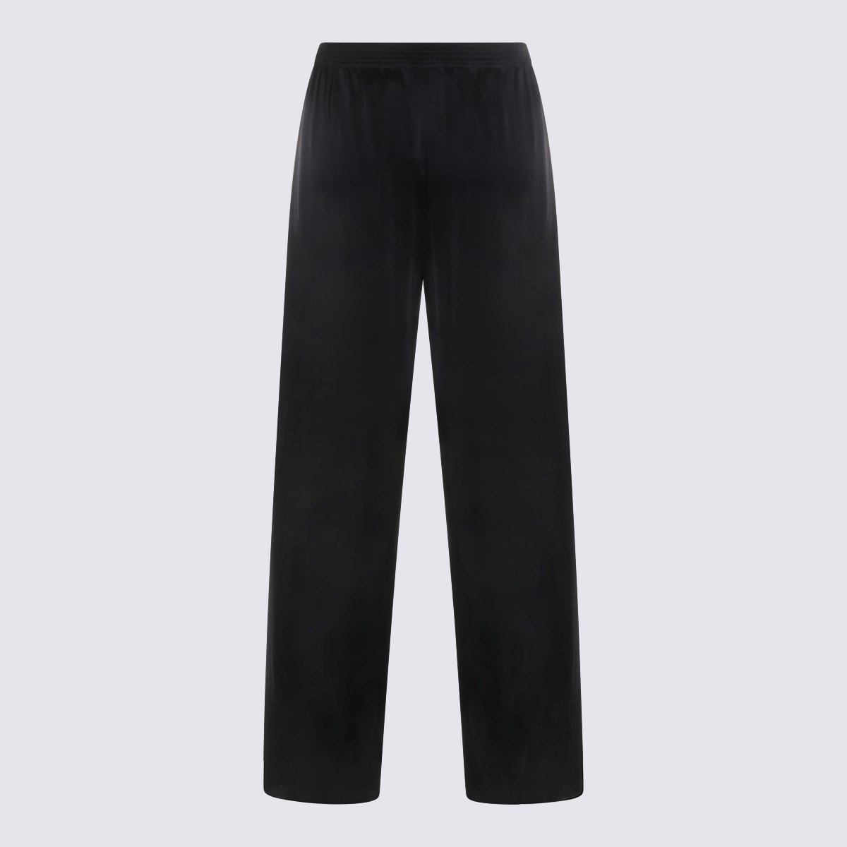 Fabiana Filippi Navy Viscose Pants Zwart