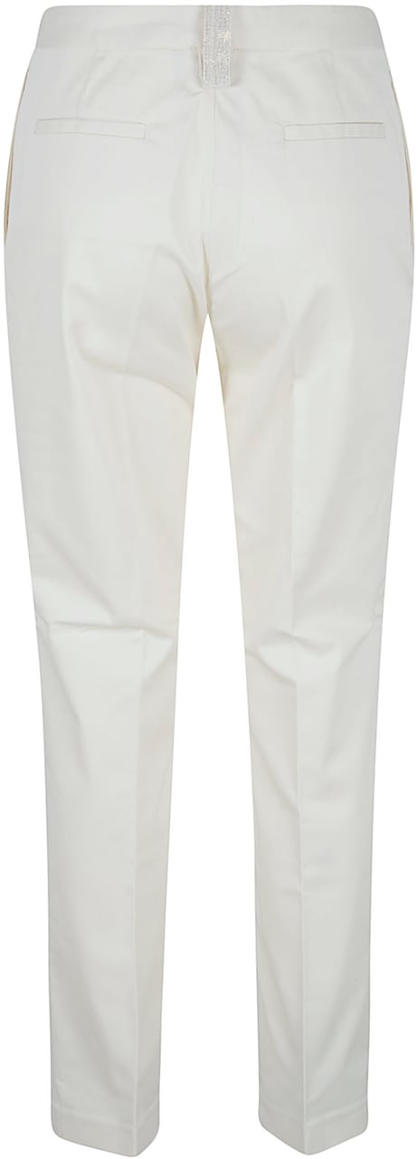 Fabiana Filippi Tailored High-Waist Trousers with Concealed Fastening Grijs
