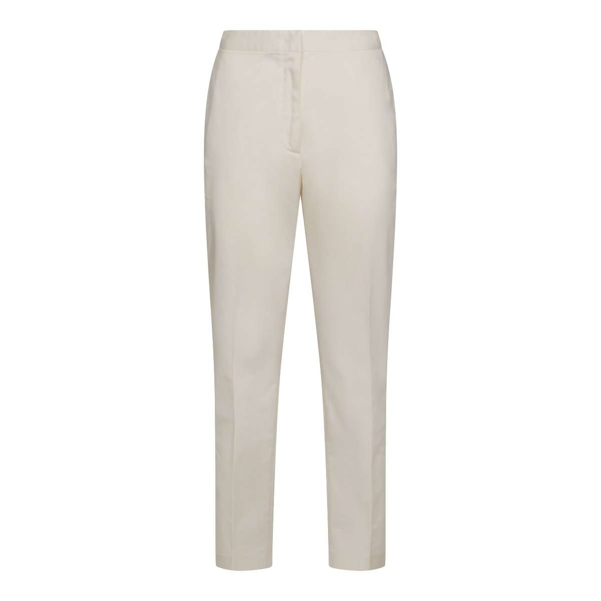 Fabiana Filippi White Cotton Pants Grijs