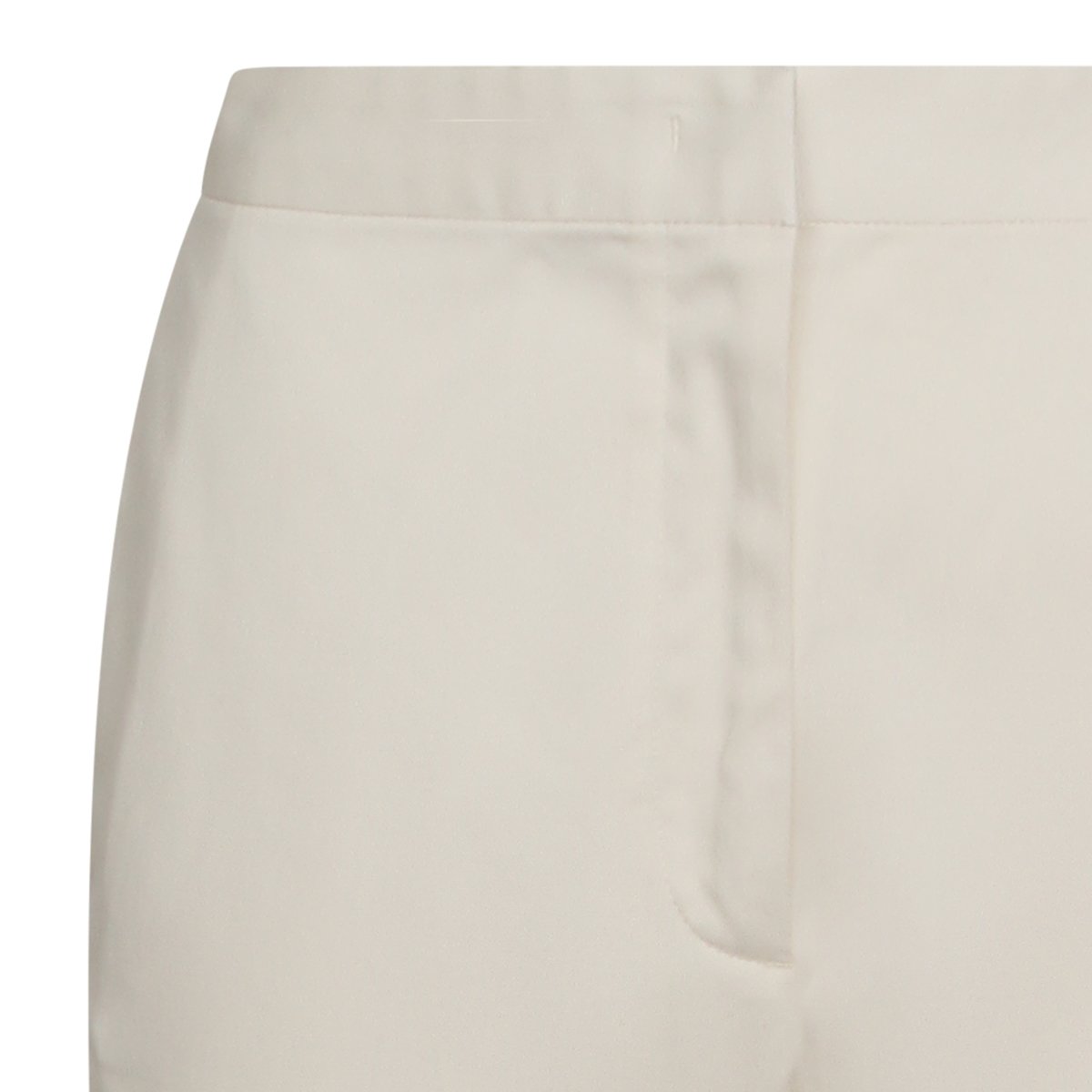 Fabiana Filippi White Cotton Pants Grijs