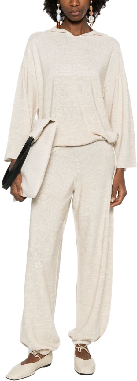 Fabiana Filippi Trousers Ivory Wit