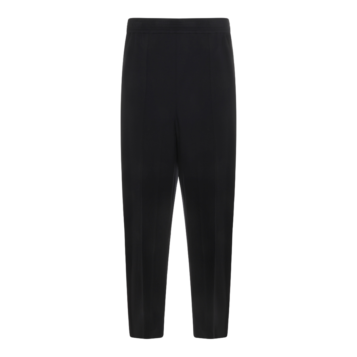 Fabiana Filippi Straight-Leg Tailored Trousers with Smooth Waistband Zwart