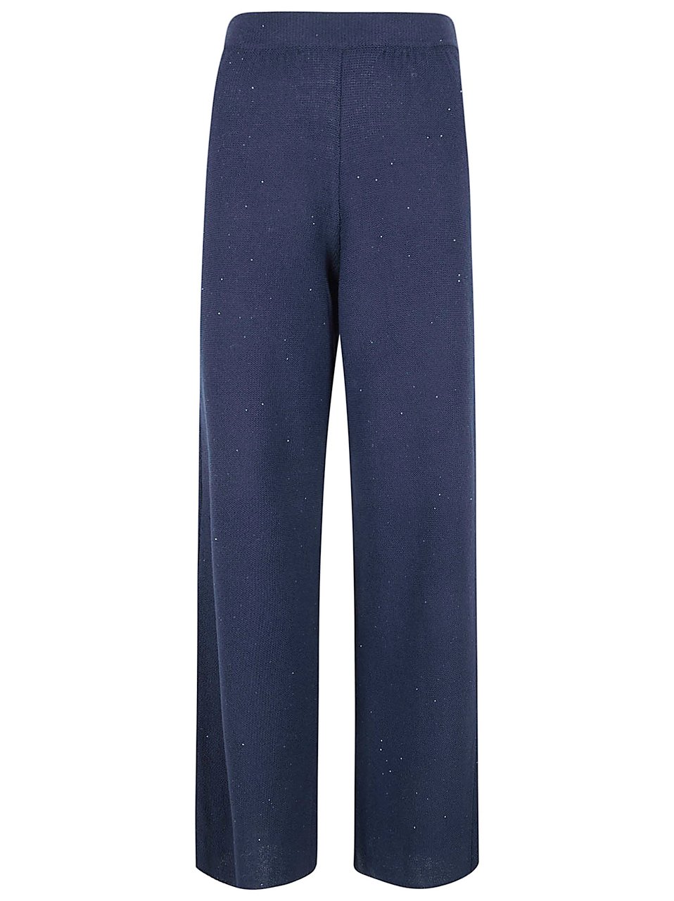 Fabiana Filippi Cropped Wide-Leg Trousers with Subtle Shimmer Grijs