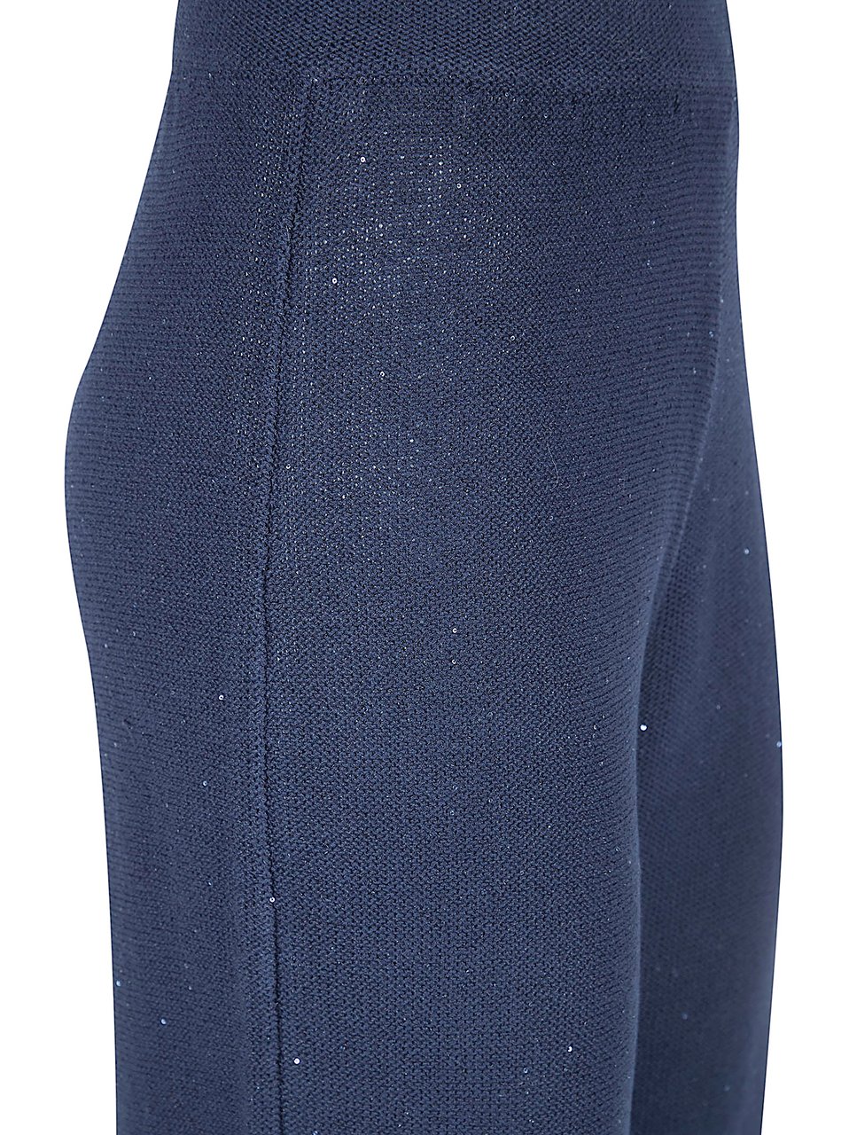 Fabiana Filippi Cropped Wide-Leg Trousers with Subtle Shimmer Grijs