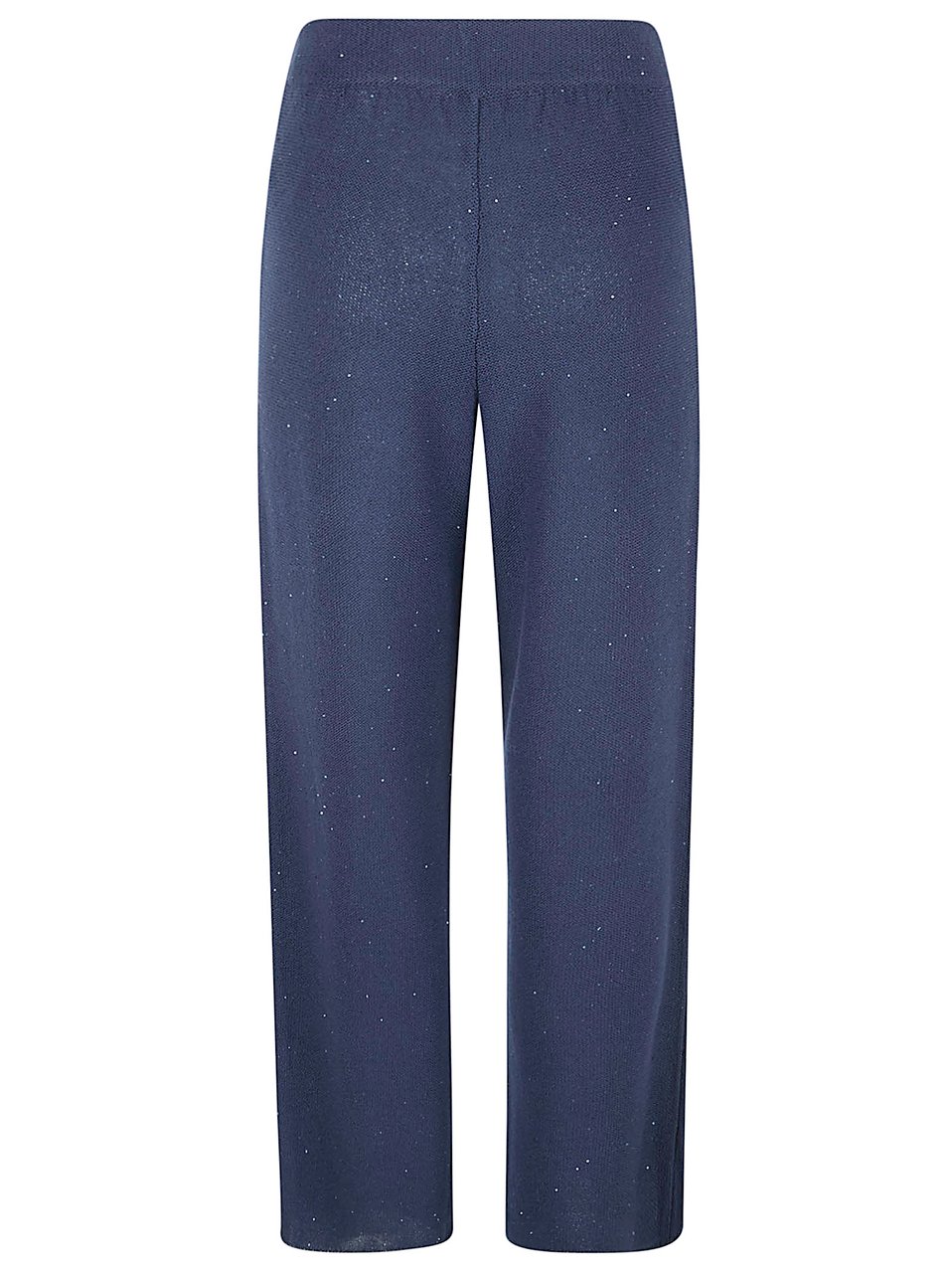 Fabiana Filippi Cropped Wide-Leg Trousers with Subtle Shimmer Grijs