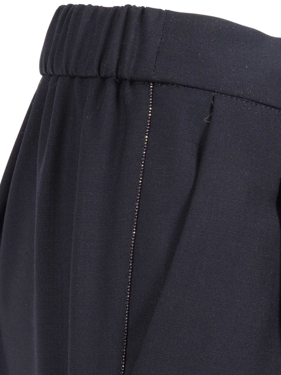 Fabiana Filippi Blu Notte Frescolana Jogging Sweatpants Zwart