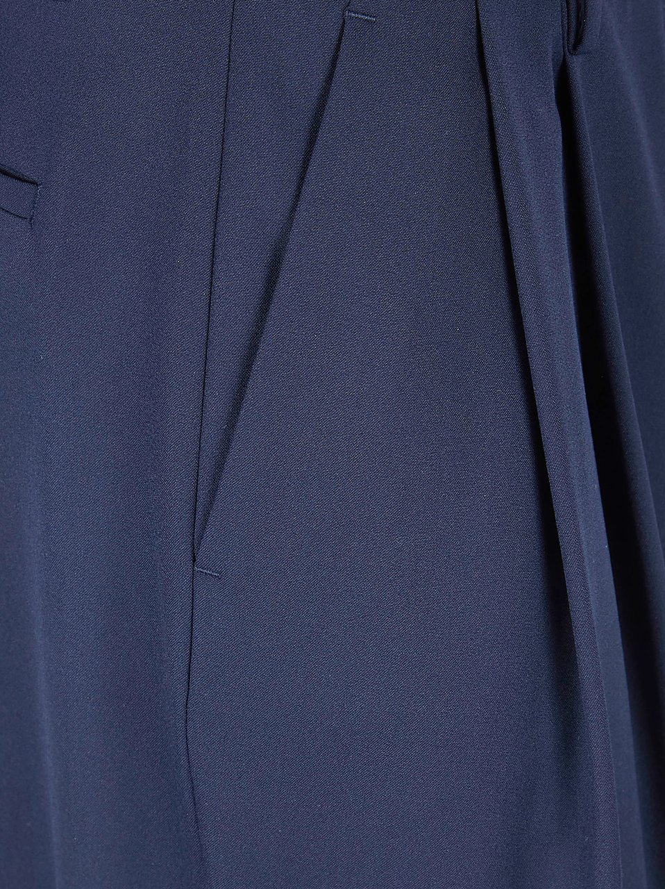 Fabiana Filippi Wide Trousers with Sharp Pin-Tuck Pleats Zwart