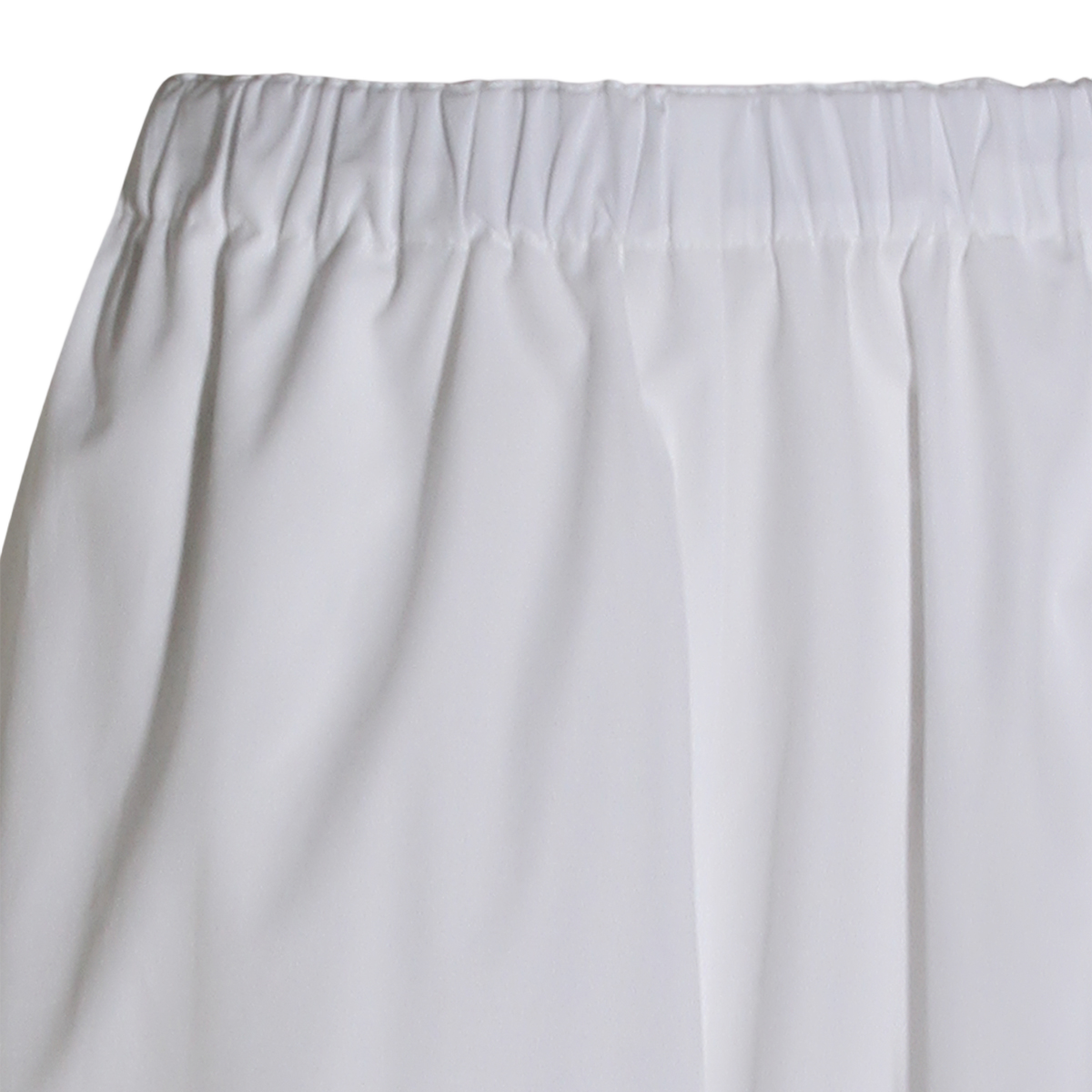 Fabiana Filippi Relaxed White Trousers with Elastic Waistband Wit