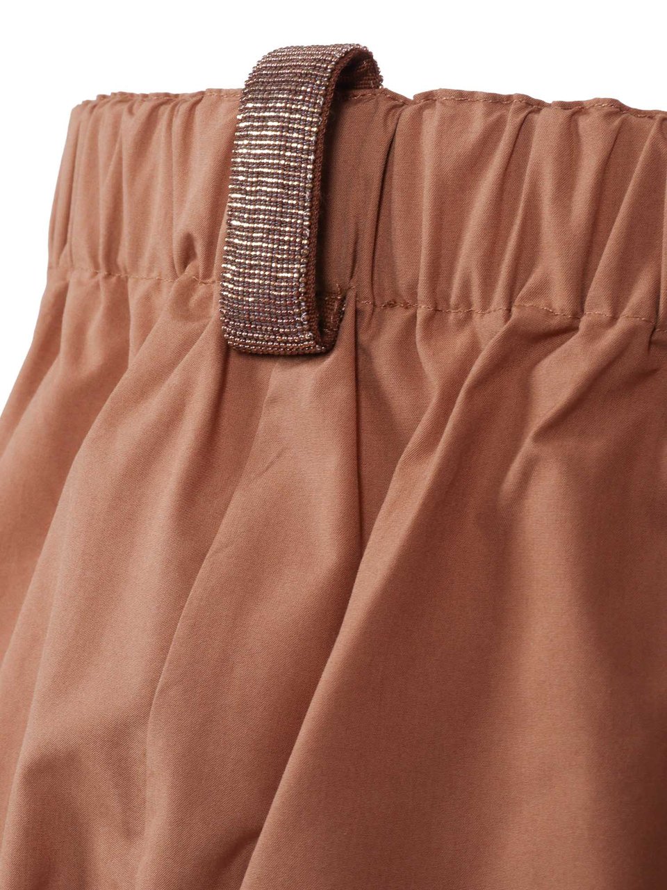 Fabiana Filippi Vimini Popline Elastic Wide Straight-Leg Pants Bruin