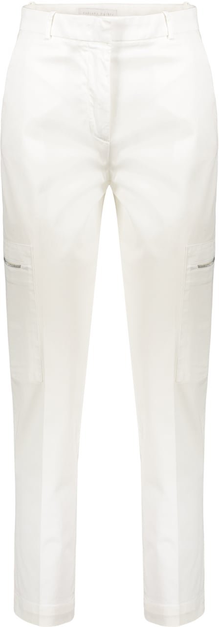 Fabiana Filippi Cotton cargo-trousers Wit