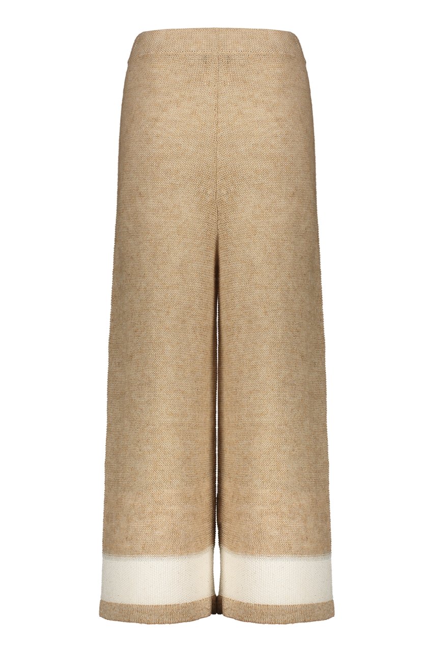 Fabiana Filippi Knitted trousers Beige