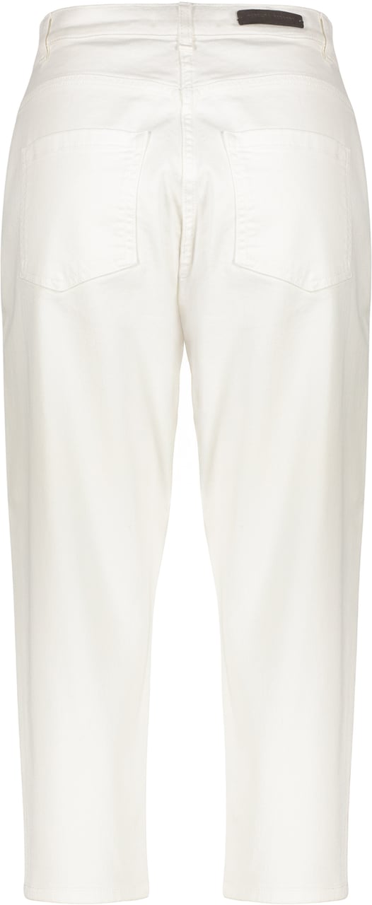 Fabiana Filippi Cotton cropped trousers Wit