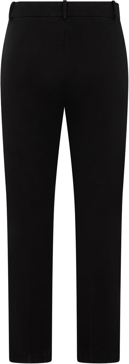 Fabiana Filippi Black long pants, minimal and chic. Zwart