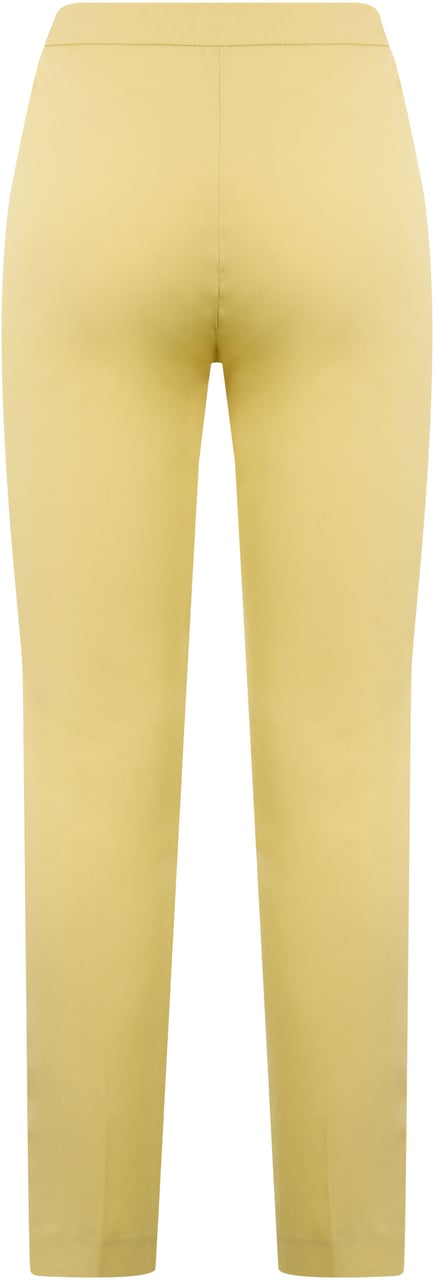 Fabiana Filippi Elegant yellow pants in soft fabric Geel
