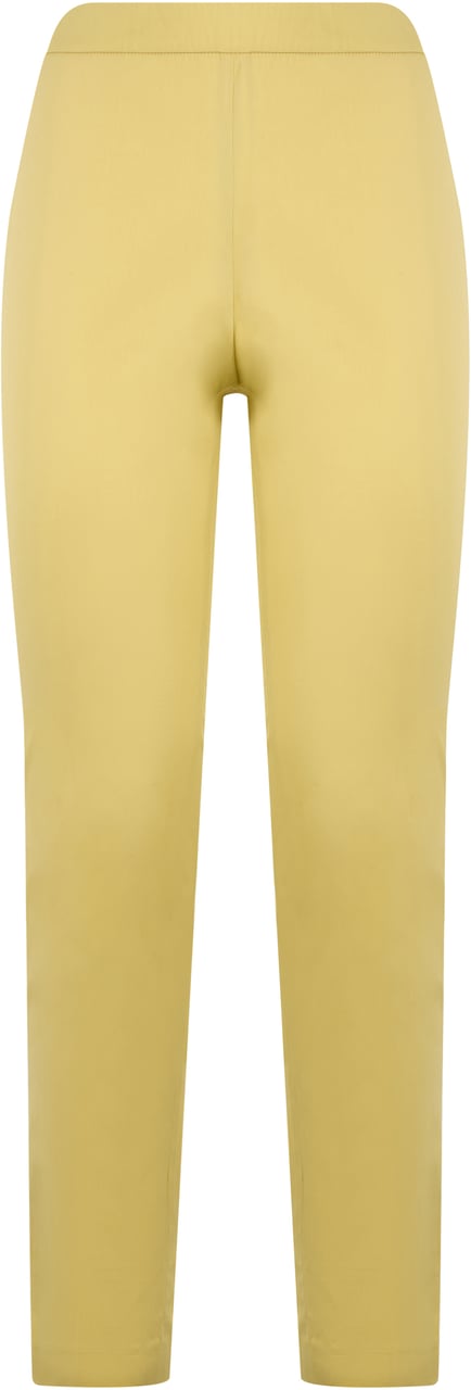 Fabiana Filippi Elegant yellow pants in soft fabric Geel