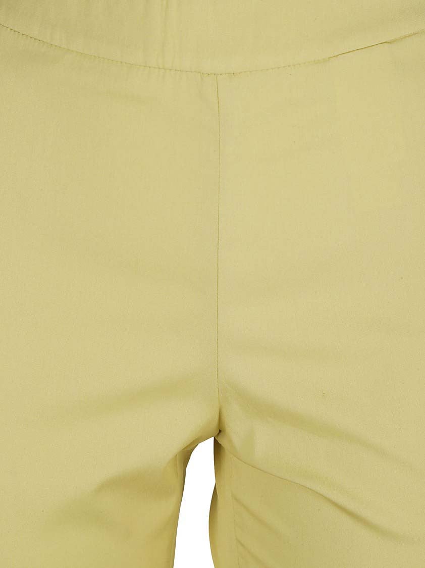 Fabiana Filippi Fitted Trousers With Elastic Waistband Neutraal