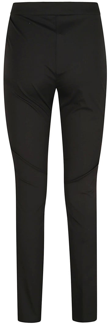 Fabiana Filippi Tailored Black Trousers With Streamlined Fit Zwart