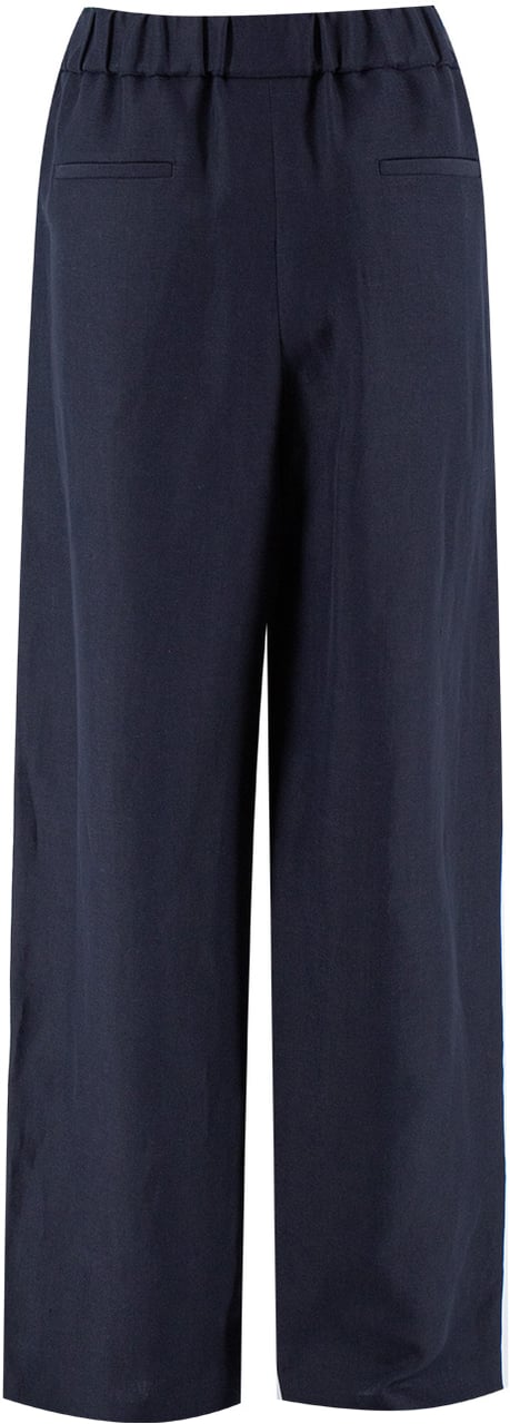 Fabiana Filippi Viscose trousers Blauw