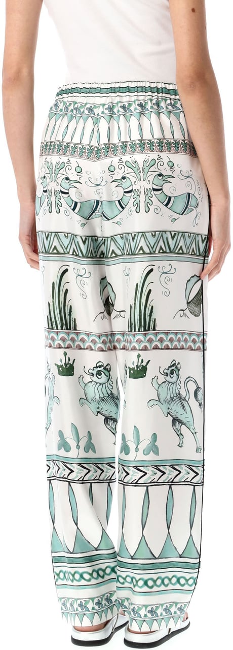 Fabiana Filippi Loose Pants Whiteottanio Wit