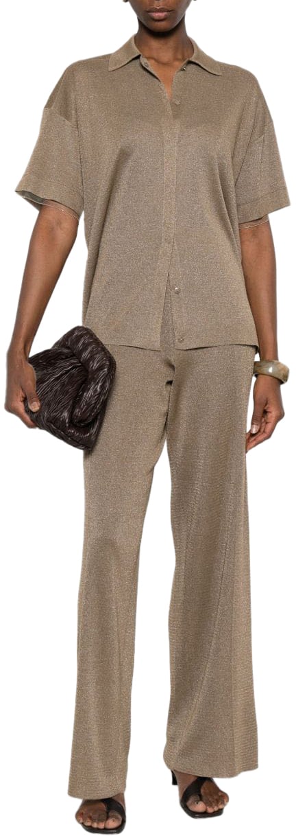 Fabiana Filippi Trousers Grigio Grijs