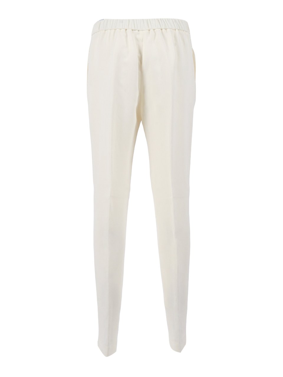 Fabiana Filippi Burro Fluid Linen Viscose Sweatpants Neutraal