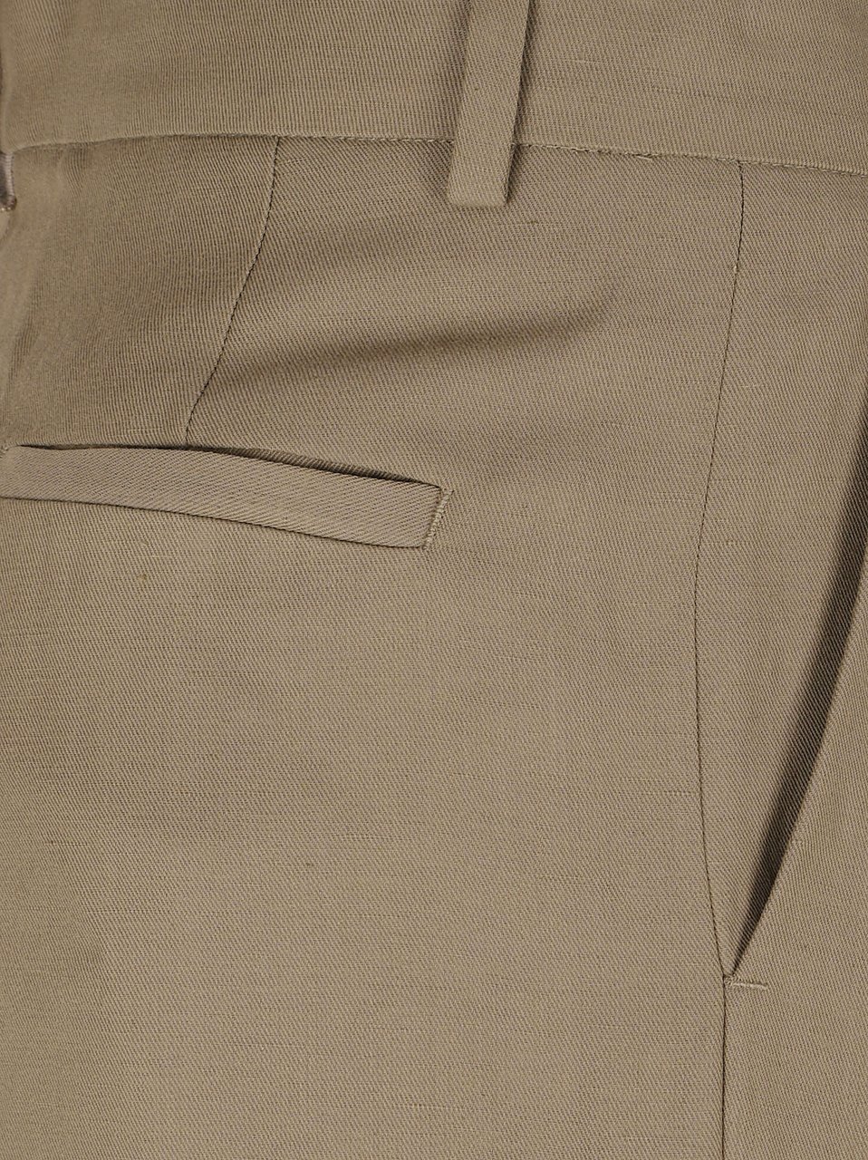 Fabiana Filippi Pleated Brown Shorts With Hidden Closure Bruin