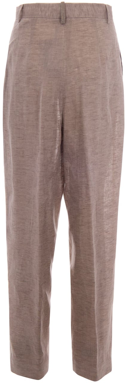 Fabiana Filippi Trousers Dove Grey Grijs