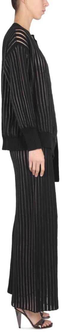 Fabiana Filippi Relaxed Fit Wide Leg Pants Zwart