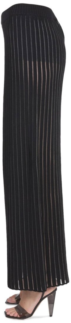 Fabiana Filippi Relaxed Fit Wide Leg Pants Zwart