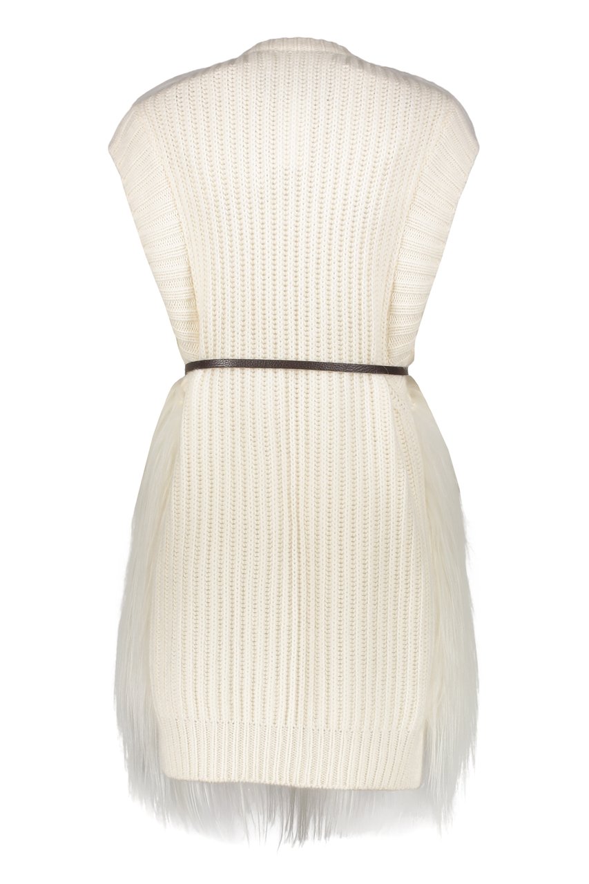 Fabiana Filippi Single-breasted vest Wit