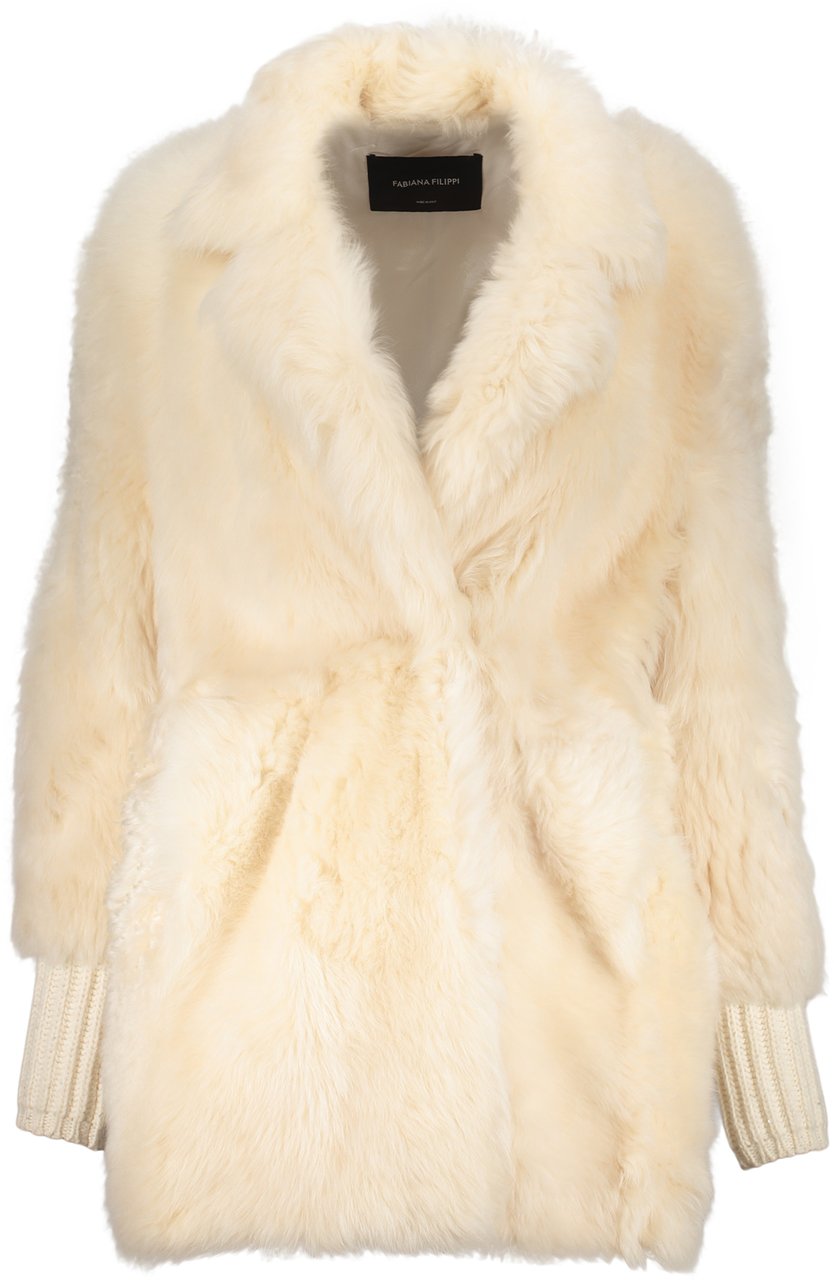 Fabiana Filippi Shearling lambswool Wit