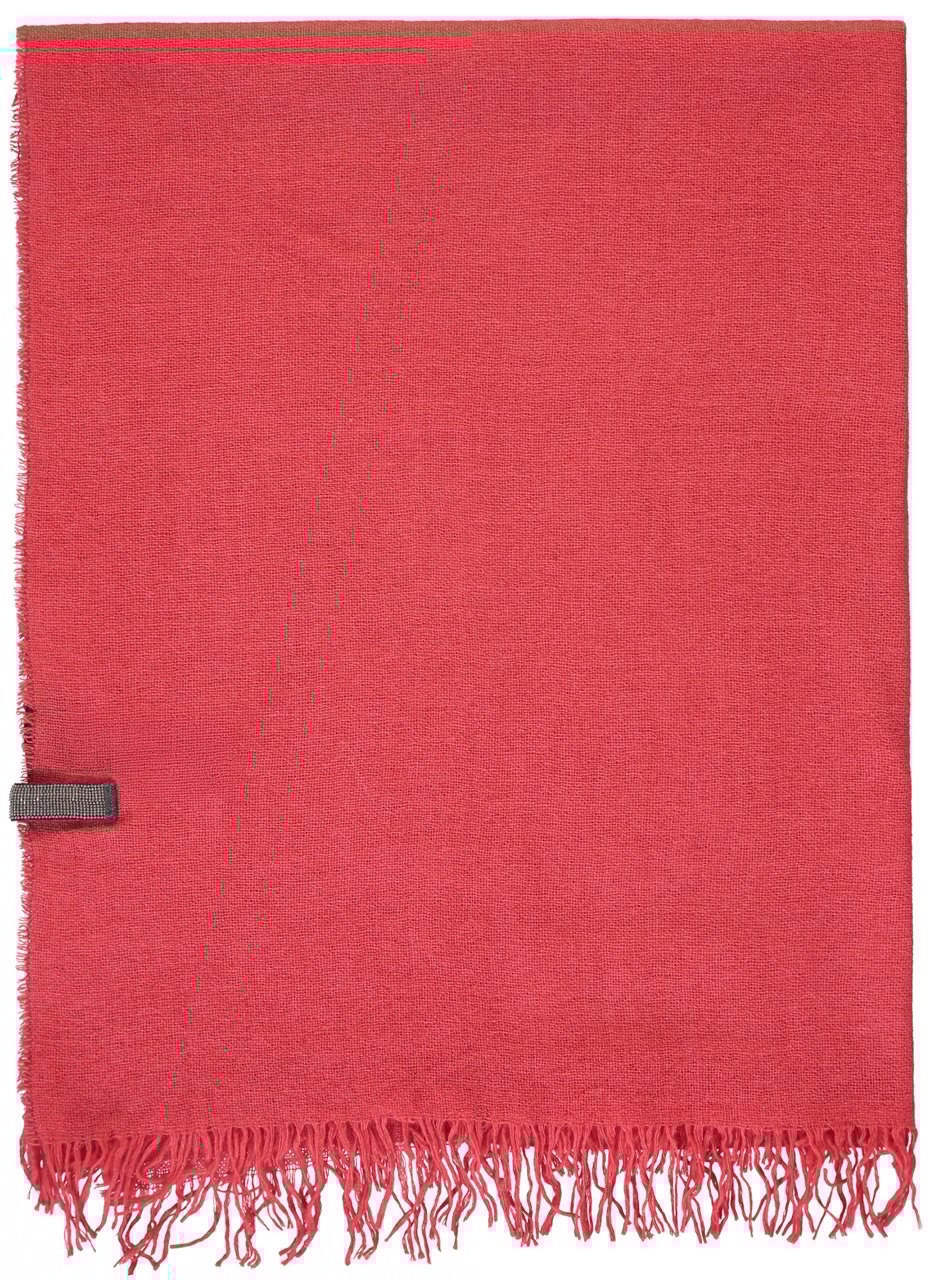 Fabiana Filippi Wool blend scarf Rood
