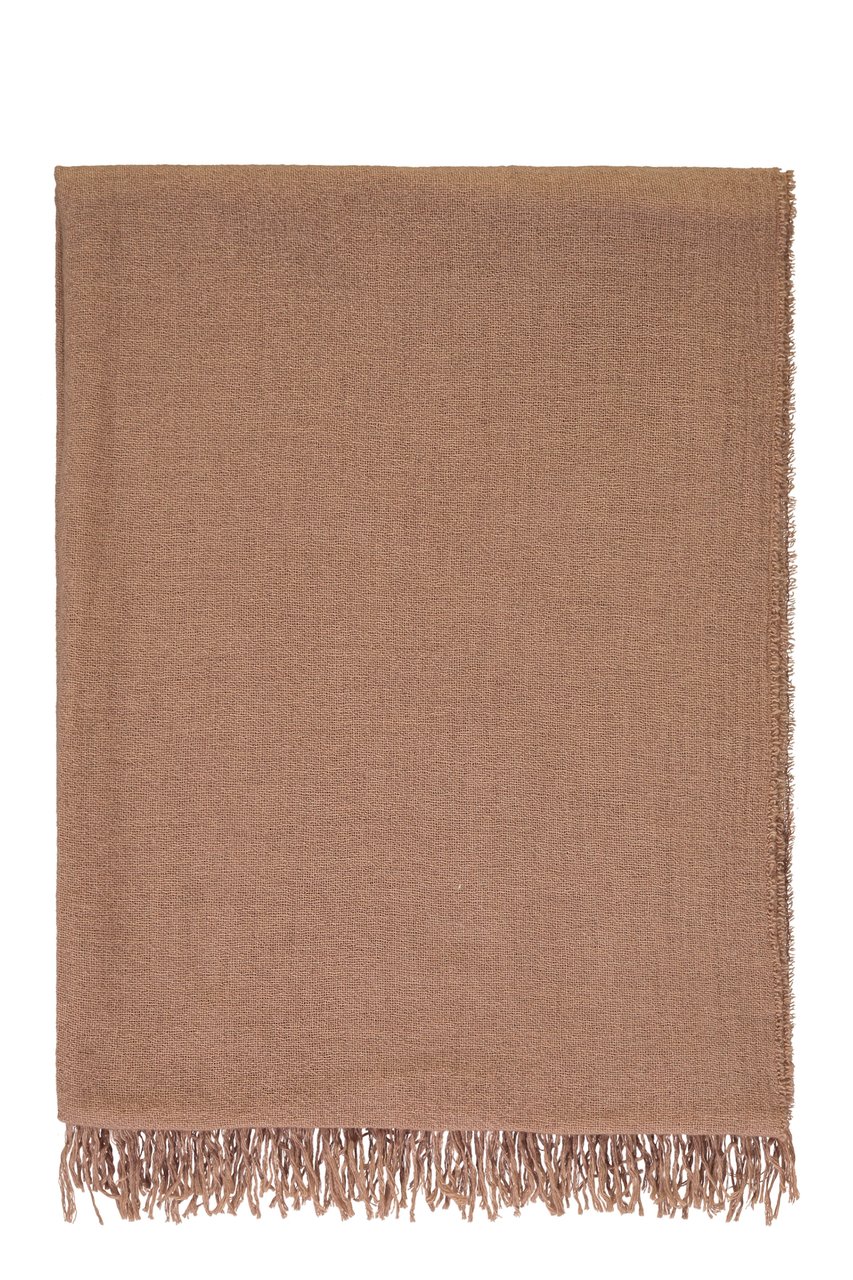 Fabiana Filippi Wool blend scarf Bruin