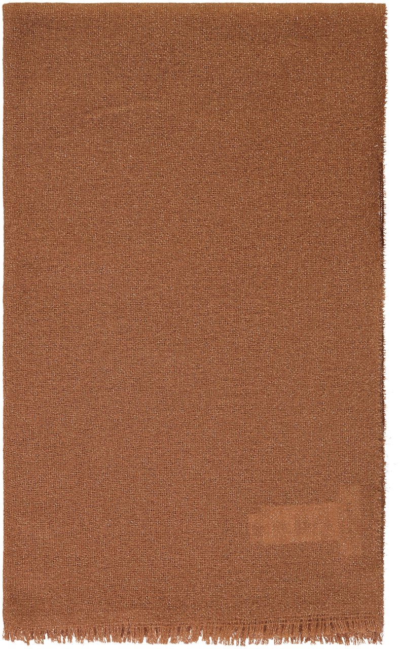 Fabiana Filippi Wool blend scarf Bruin