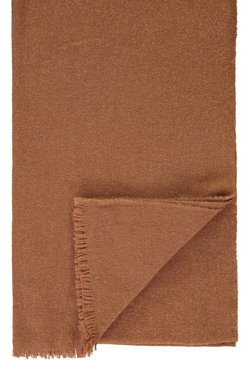 Fabiana Filippi Wool blend scarf Bruin