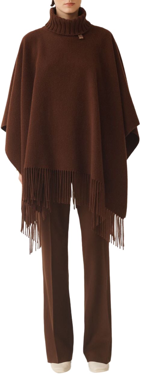 Fabiana Filippi Jackets Marrone Scuro Bruin