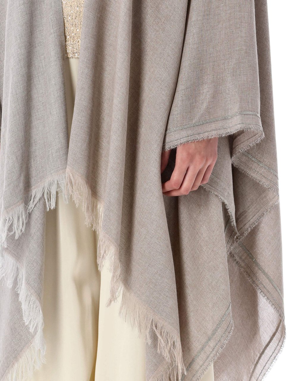 Fabiana Filippi Cape Beige Beige