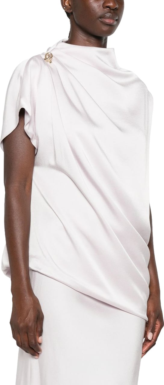 Fabiana Filippi Top Grey Lichtgrijs